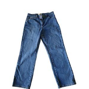 Lee Relaxed Fit Women's Denim Jeans Straight Leg Size 10 Petite